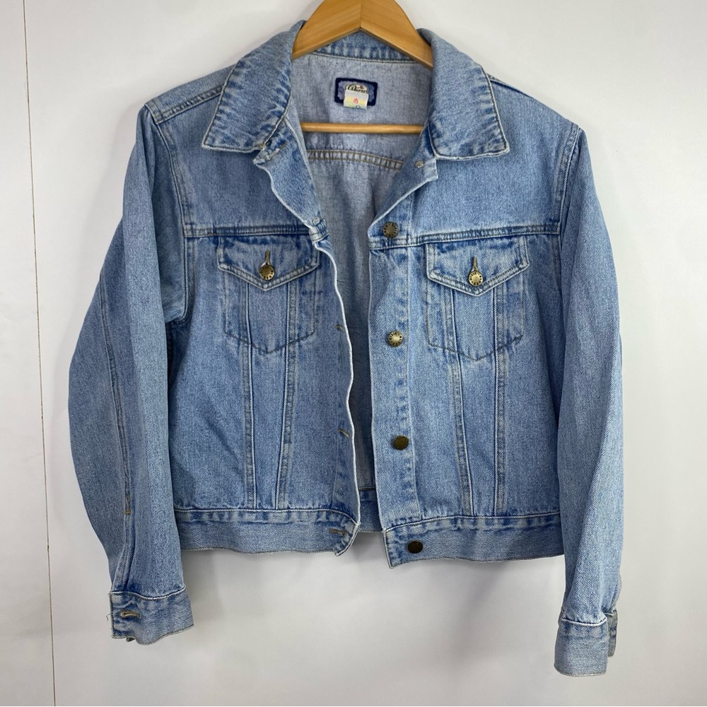 Vintage Dixie Blues Denim Jean Jacket Size Medium Cotton